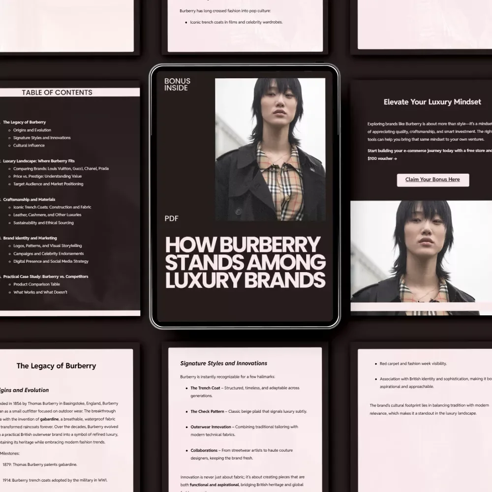 How Burberry Stands Among Luxury Brands: A Comprehensive Guide to Burberry’s Legacy, Style, and Market Positioning