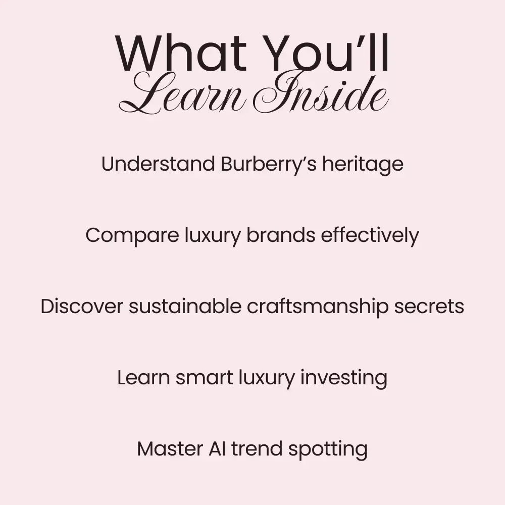 How Burberry Stands Among Luxury Brands: A Comprehensive Guide to Burberry’s Legacy, Style, and Market Positioning