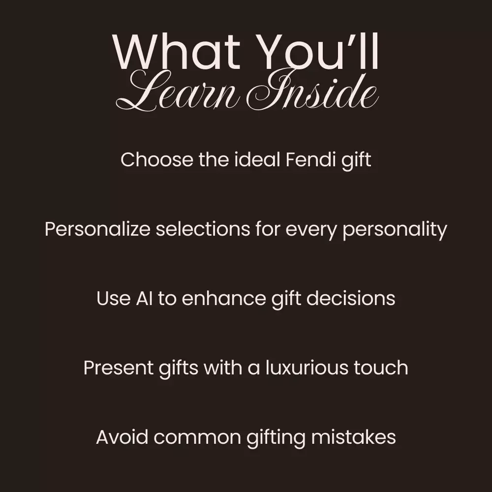 Fendi Tips for Gifting Luxury: The Ultimate Guide for Perfect Luxury Gifts