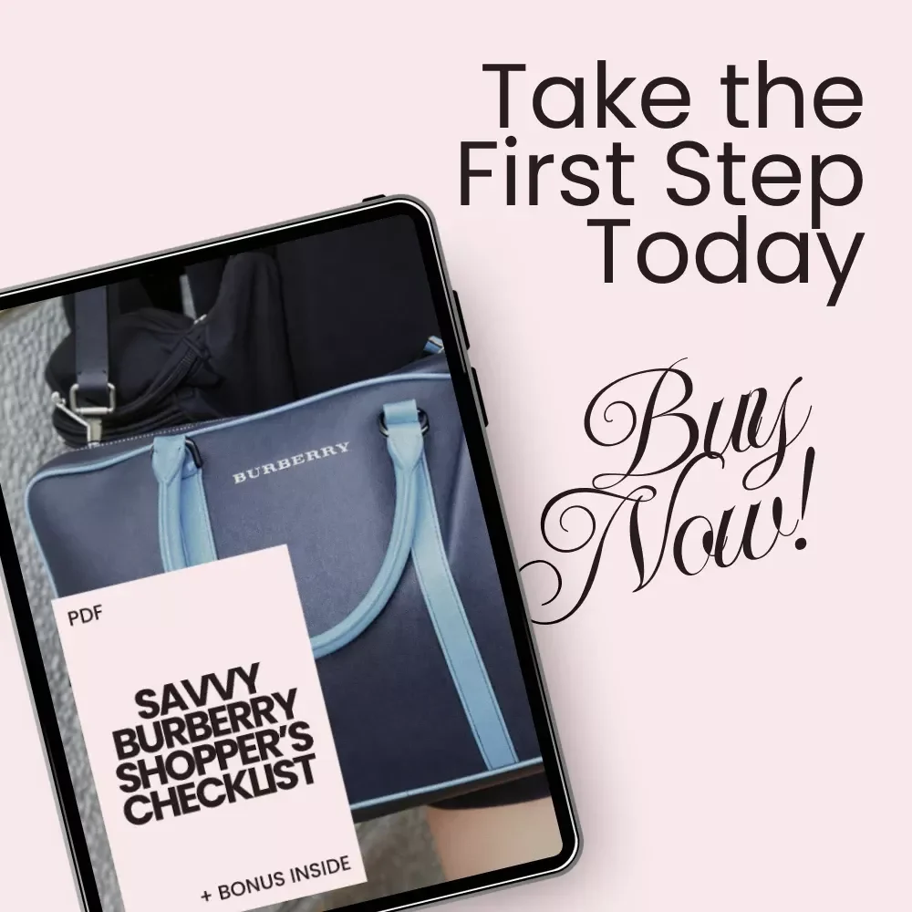 Savvy Burberry Shopper’s Checklist: The Ultimate Guide to Smart Buying
