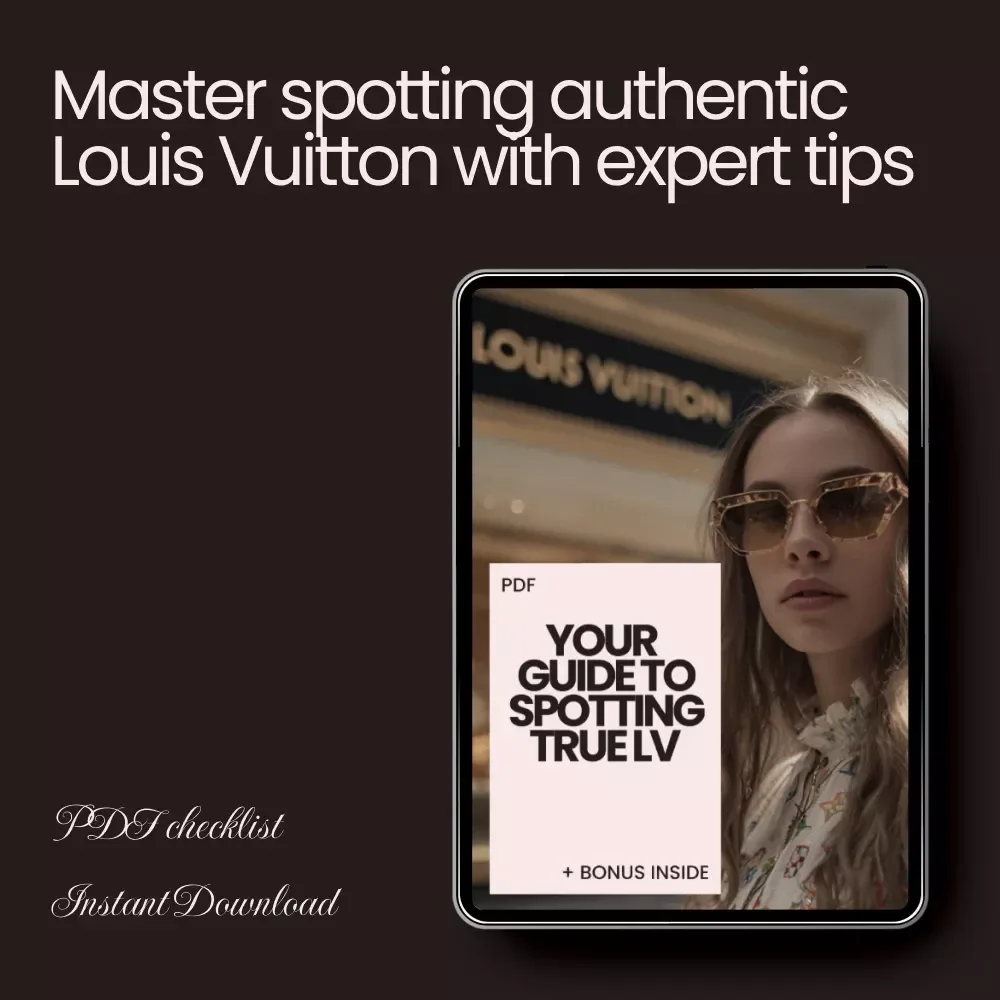Your Guide to Spotting True LV: How to Recognize Louis Vuitton Style - Printable Checklist