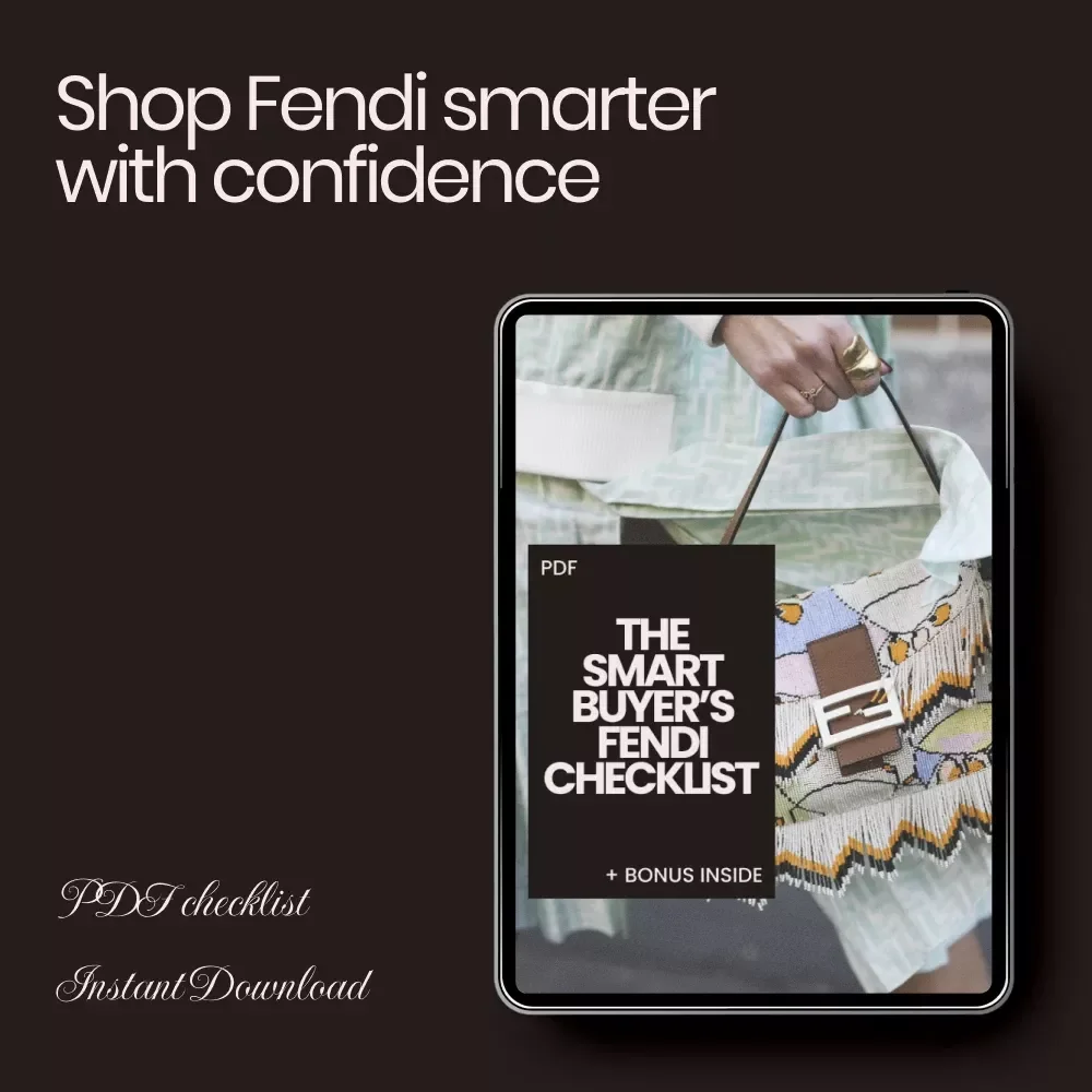 The Smart Buyer’s Fendi Checklist – Luxury Digital Guide with Fendi Shopping Tips for Smart Buyers | Designer Bag Buying Strategy & Investment Planner