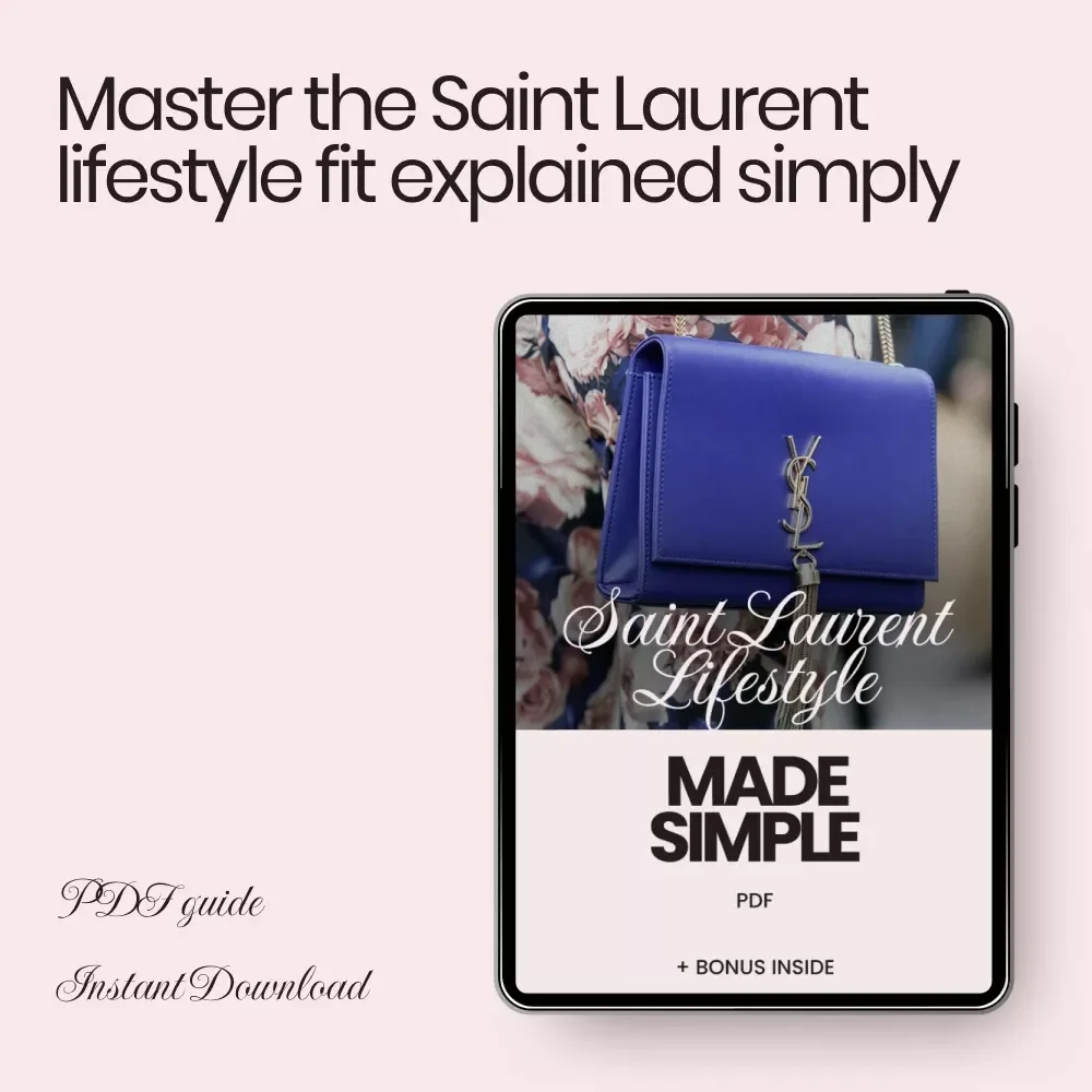 Saint Laurent Lifestyle Made Simple – The Ultimate Guide to Saint Laurent Lifestyle Fit Explained Simply, Modern YSL Wardrobe Styling & AI Outfit Planning