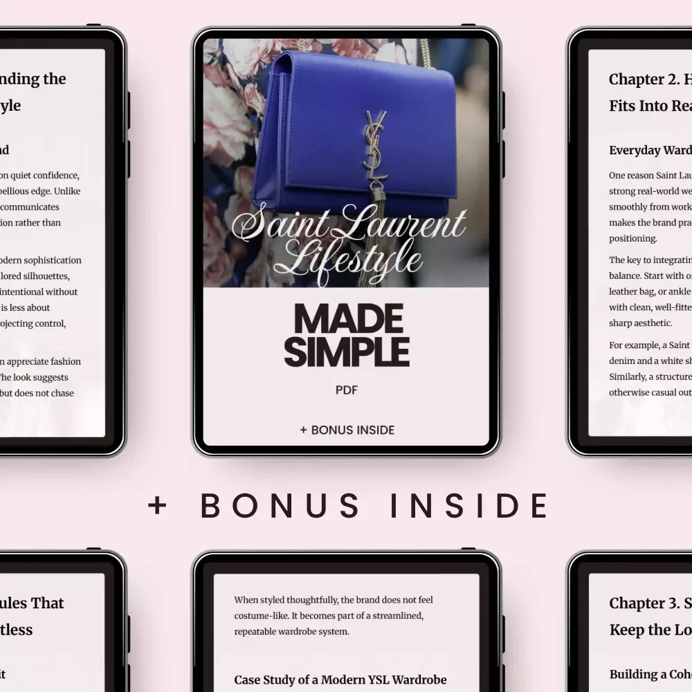 Saint Laurent Lifestyle Made Simple – The Ultimate Guide to Saint Laurent Lifestyle Fit Explained Simply, Modern YSL Wardrobe Styling & AI Outfit Planning