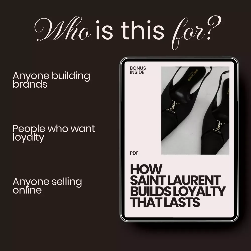 How Saint Laurent Builds Loyalty That Lasts – Luxury Brand Strategy eBook | Customer Retention Guide & Case Study on How Saint Laurent Builds Loyalty