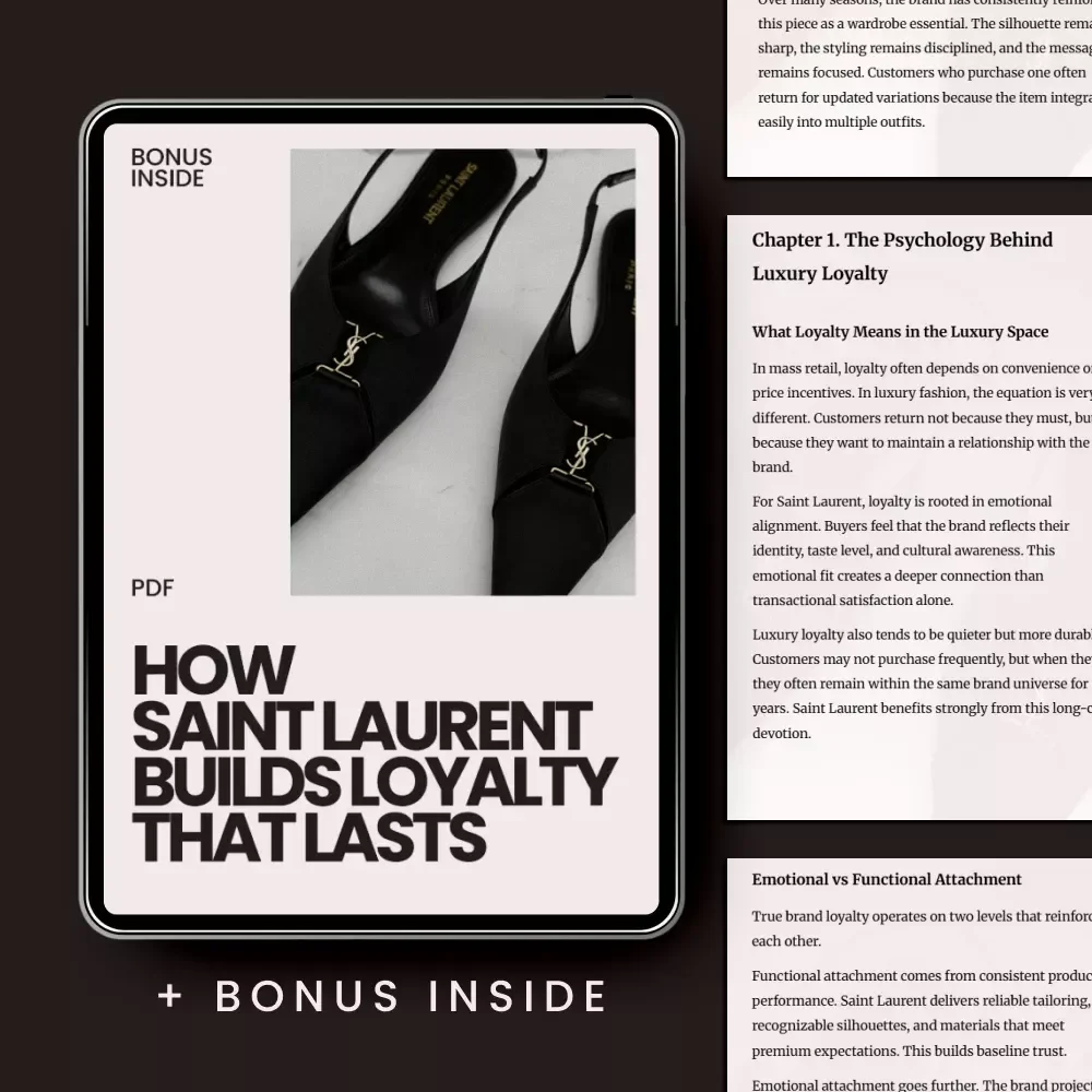 How Saint Laurent Builds Loyalty That Lasts – Luxury Brand Strategy eBook | Customer Retention Guide & Case Study on How Saint Laurent Builds Loyalty