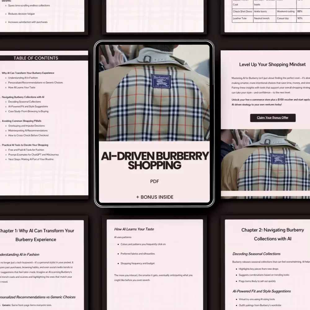 AI-Driven Burberry Shopping Guide: Personalized Fashion Recommendations and Shopping Tips