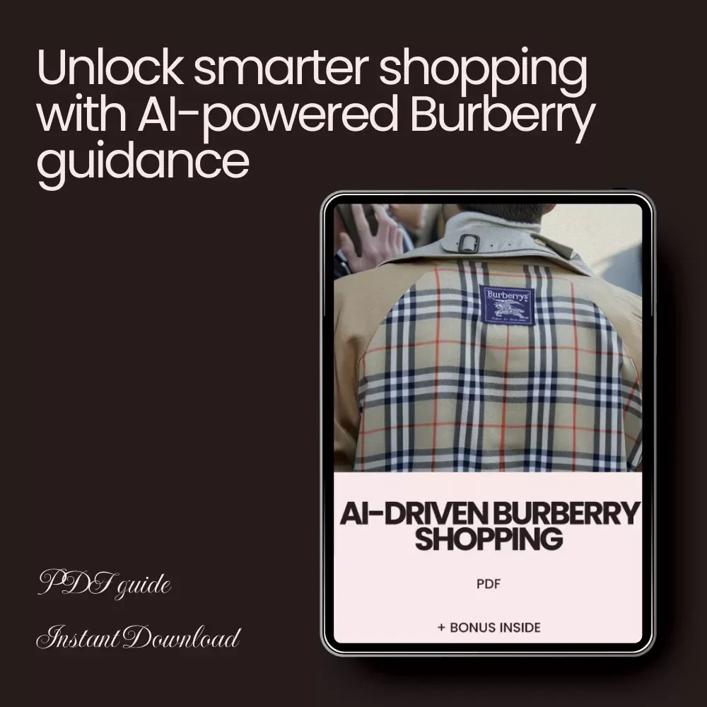 AI-Driven Burberry Shopping Guide: Personalized Fashion Recommendations and Shopping Tips