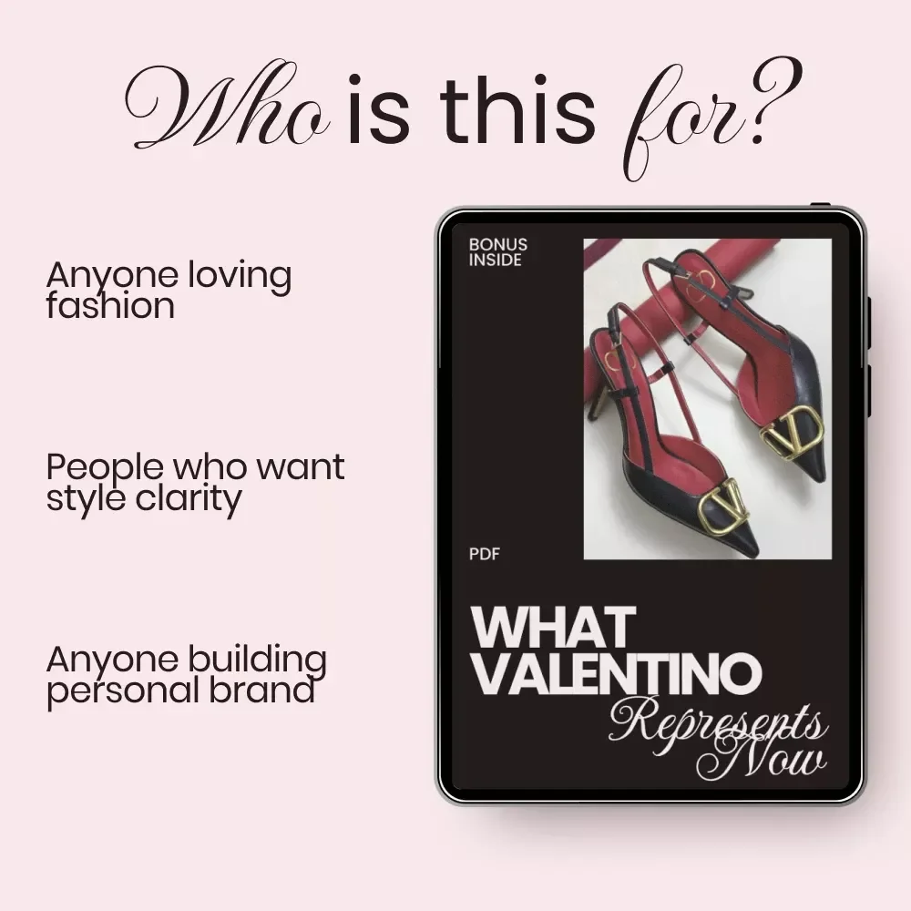 What Valentino Represents Now – A Modern Luxury Fashion Checklist Guide | what valentino brand represents today Digital Download