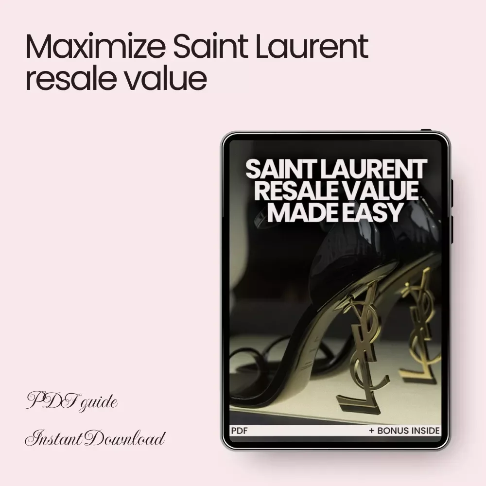 Saint Laurent Resale Value Made Easy: The Ultimate Guide to Maximizing Your Luxury Investment
