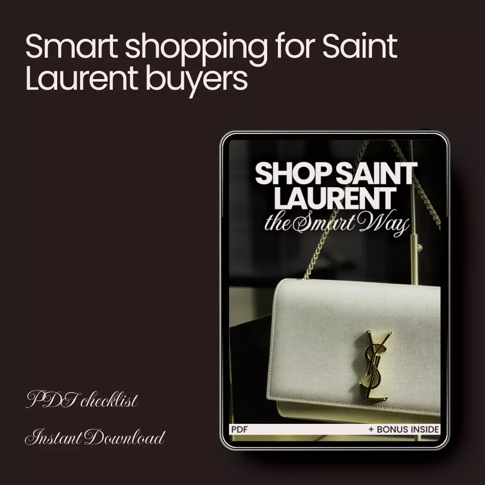 Shop Saint Laurent the Smart Way: Essential Shopping Tips for Savvy Buyers – Digital Download Checklist