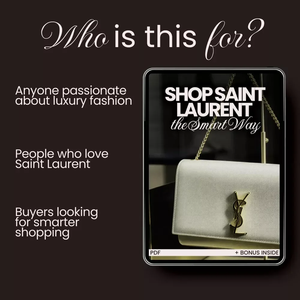 Shop Saint Laurent the Smart Way: Essential Shopping Tips for Savvy Buyers – Digital Download Checklist