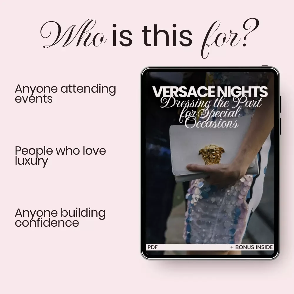 Versace Nights: Dressing the Part for Special Occasions – The Ultimate Versace Lifestyle Fit for Special Occasions Style Guide & Luxury Outfit Planning eBook