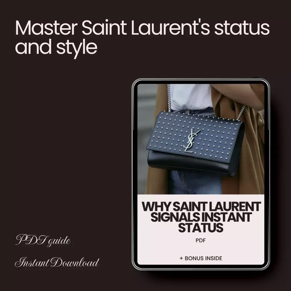 Why Saint Laurent Signals Instant Status – The Ultimate Guide to YSL as a Status Choice