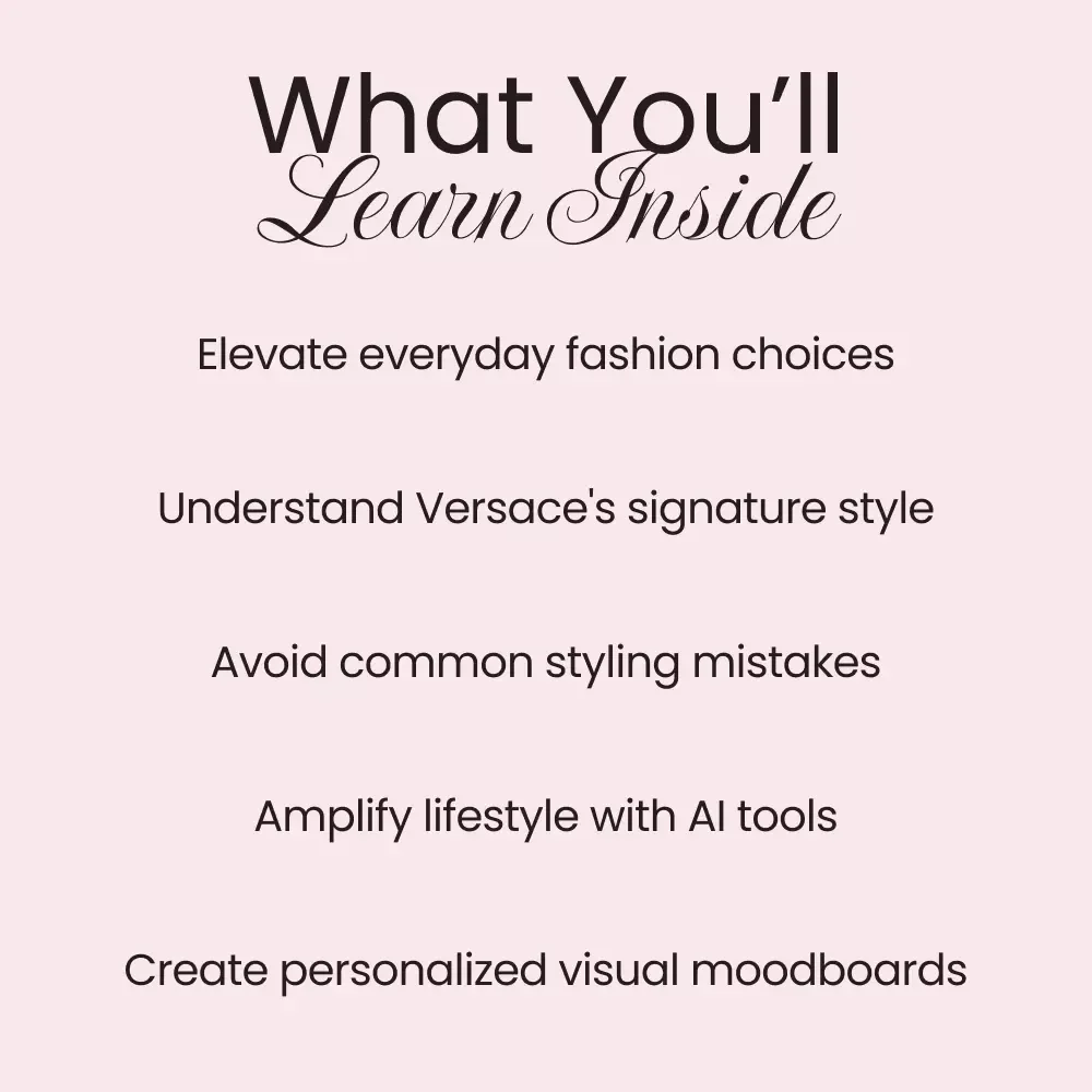 Living with Versace Style: A Guide to How Versace Connects with Lifestyle
