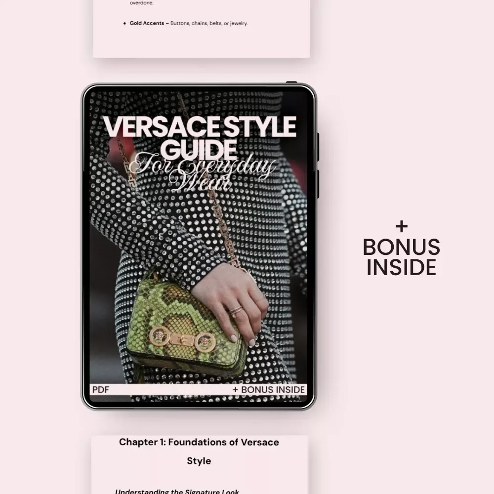 Versace Style Guide for Everyday Wear - The Ultimate eBook for Effortless Luxury Outfits