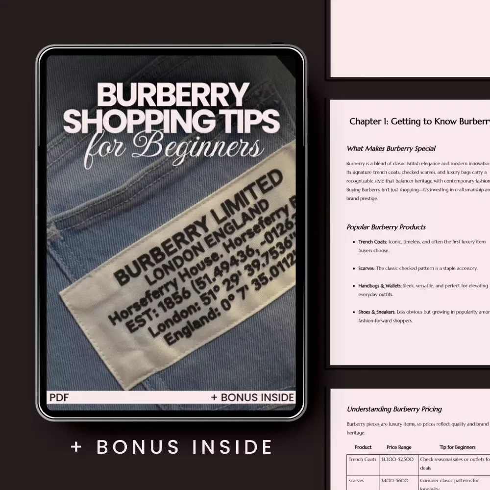 Burberry Shopping Tips for Beginners: Your Ultimate Guide to Navigating the World of Burberry