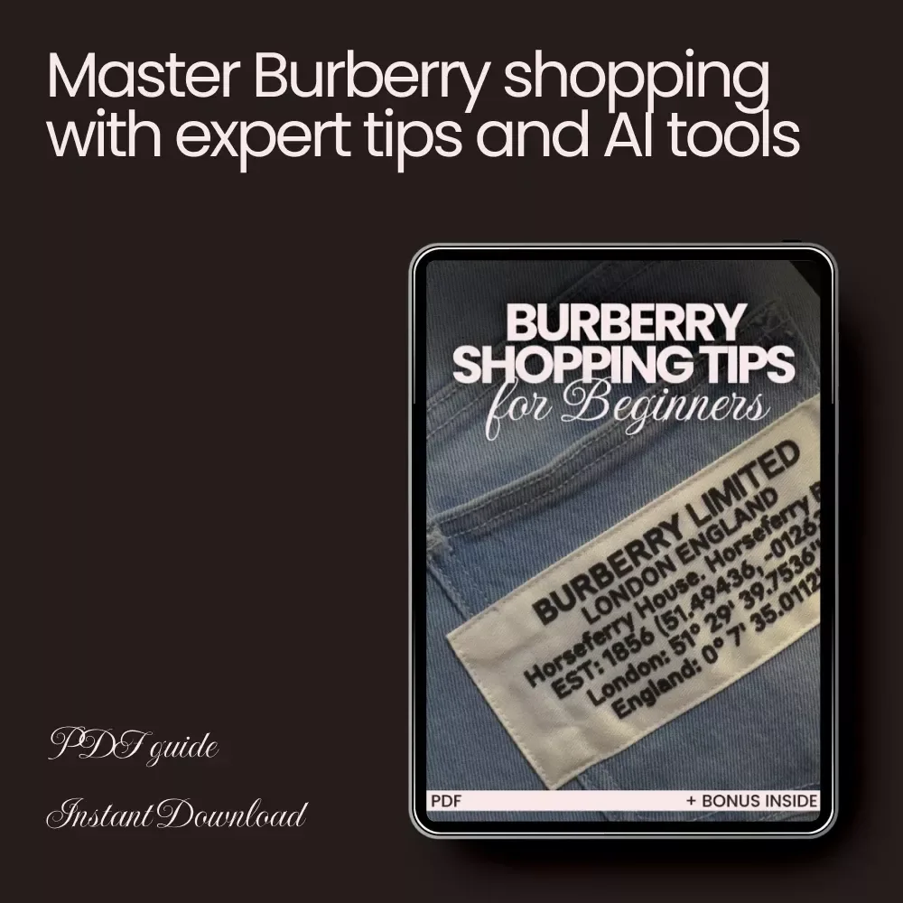 Burberry Shopping Tips for Beginners: Your Ultimate Guide to Navigating the World of Burberry