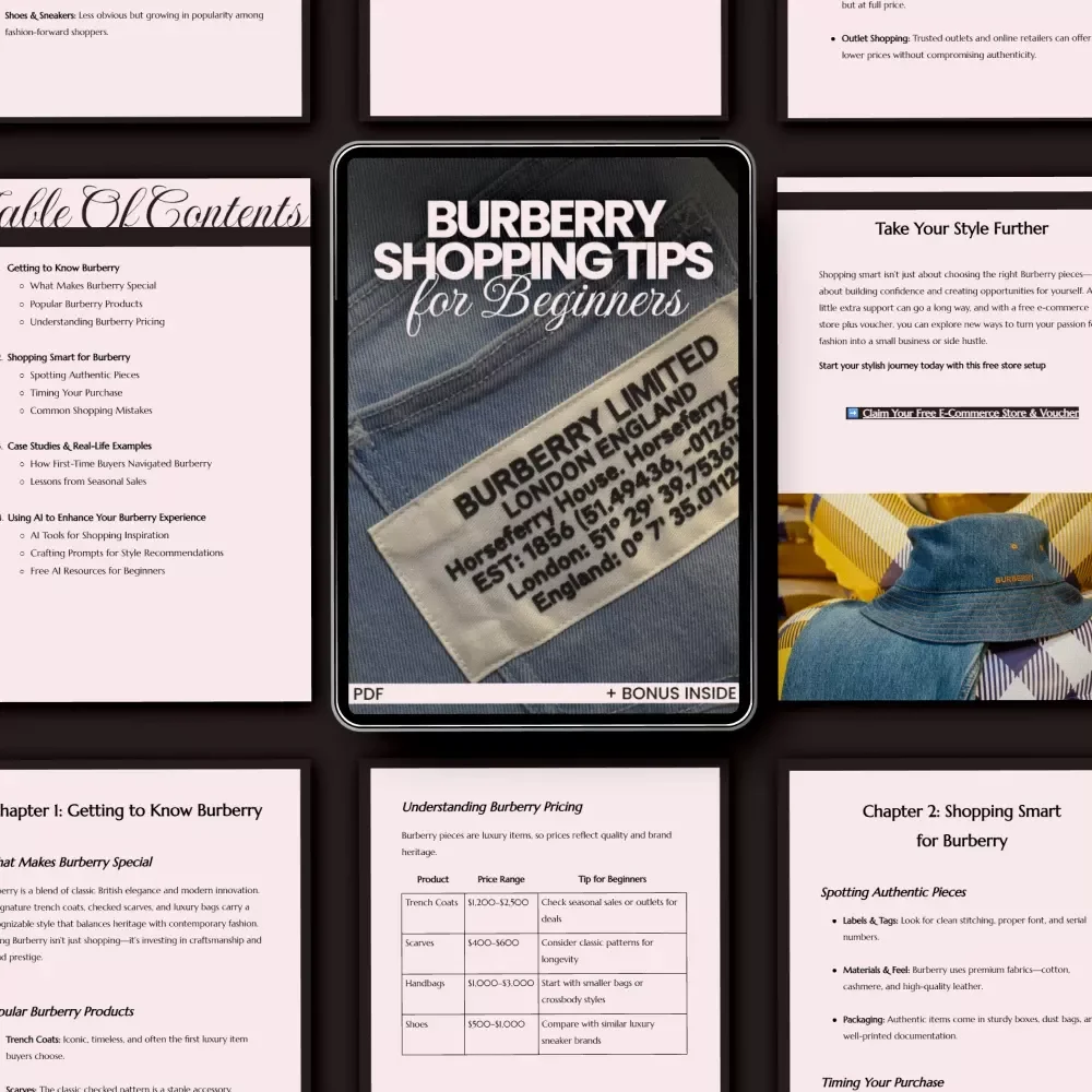 Burberry Shopping Tips for Beginners: Your Ultimate Guide to Navigating the World of Burberry