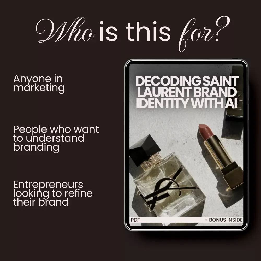 Decoding Saint Laurent Brand Identity With AI - eBook on AI Insights for Luxury Brands