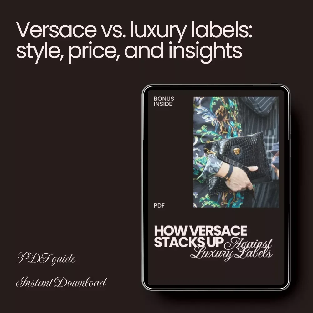 How Versace Stacks Up Against Luxury Labels: A Comprehensive Guide for Fashion Enthusiasts