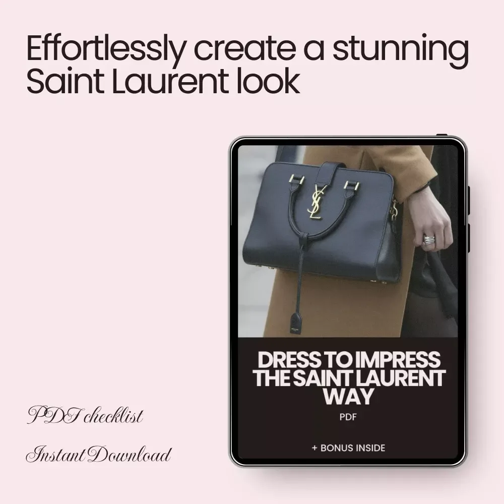 Dress to Impress the Saint Laurent Way: A Checklist for Special Occasions