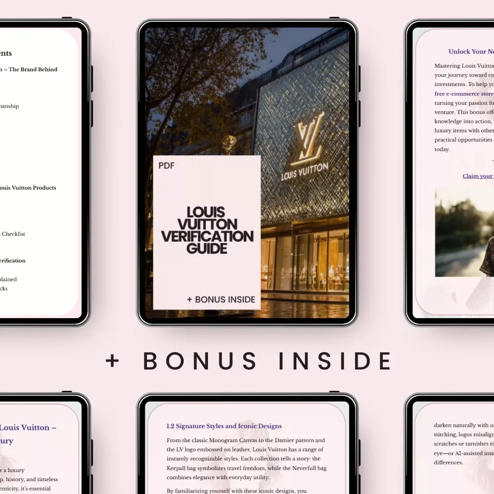 Louis Vuitton Verification Guide – Essential eBook to Master the Art of Authenticating Louis Vuitton Luxury Items