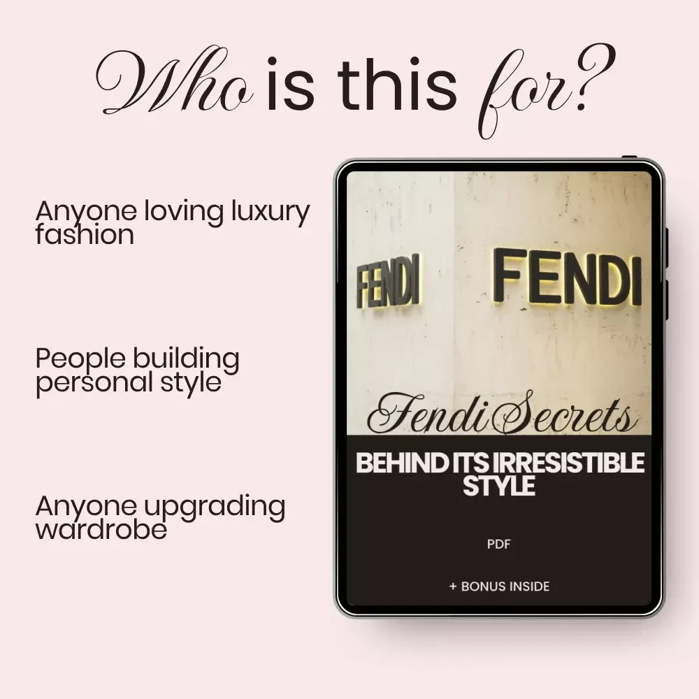 Fendi Secrets Behind Its Irresistible Style – Luxury Fashion Checklist Guide Revealing what makes fendi style unique & How to Build Iconic Designer Confidence