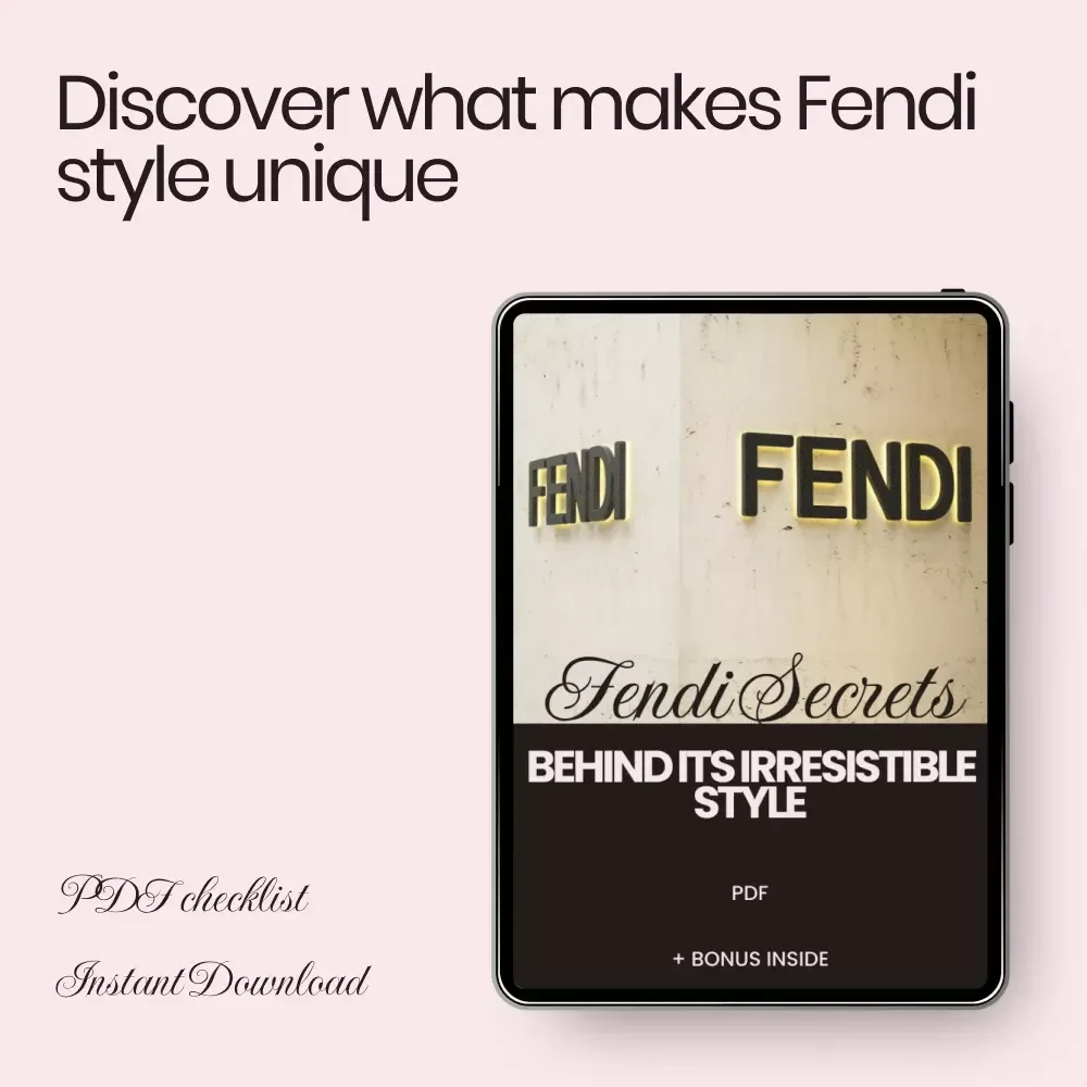 Fendi Secrets Behind Its Irresistible Style – Luxury Fashion Checklist Guide Revealing what makes fendi style unique & How to Build Iconic Designer Confidence