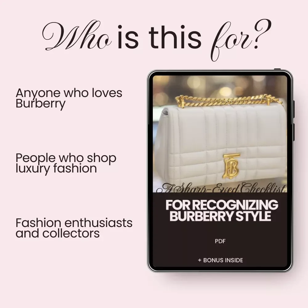 A Sharp-Eyed Checklist for Recognizing Burberry Style - Ultimate Guide to Authentic Burberry Pieces