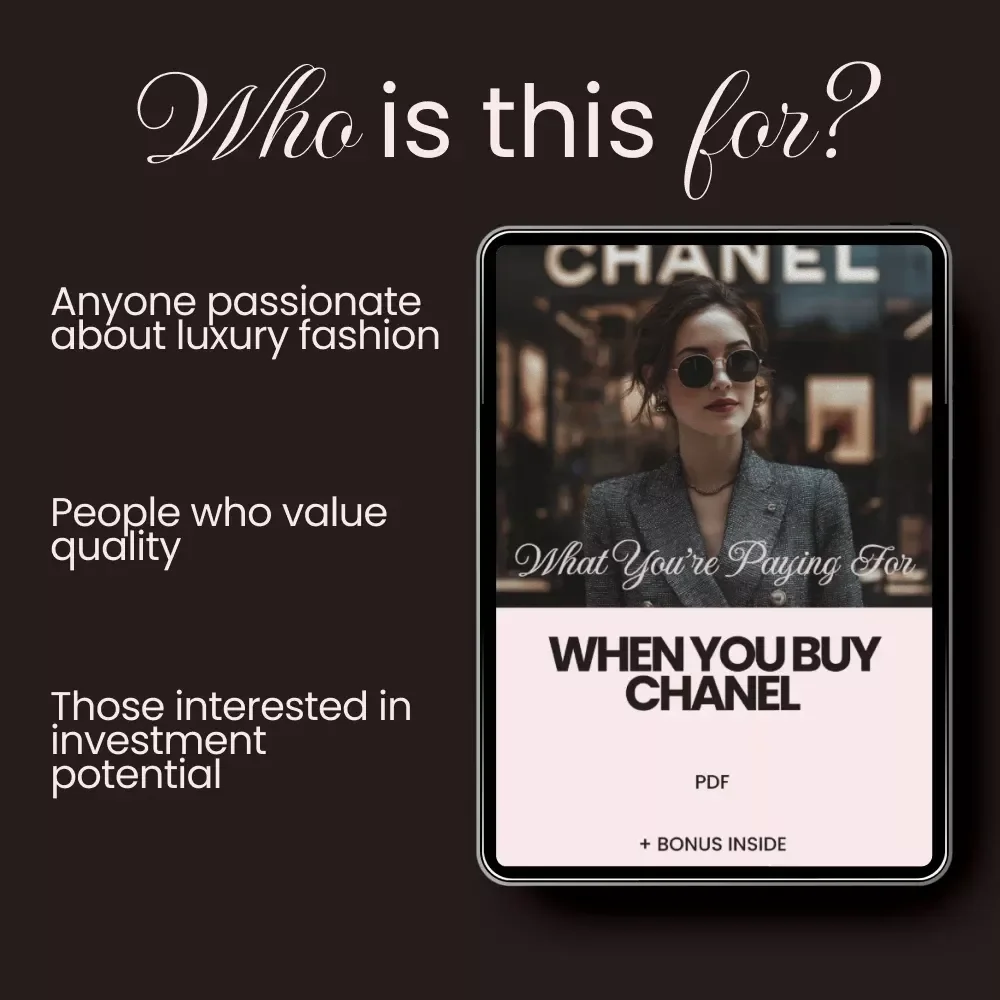 What You’re Paying For When You Buy Chanel - Luxury Fashion Checklist