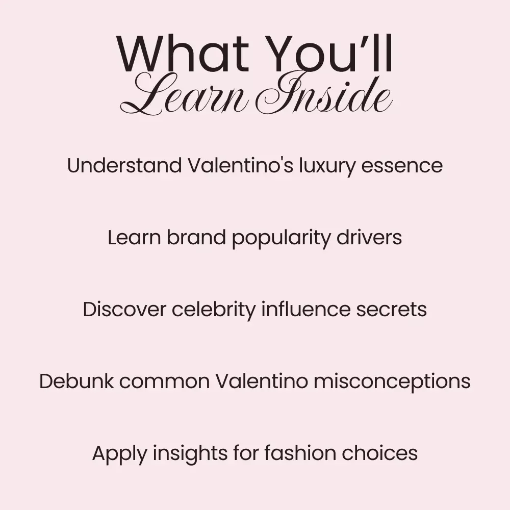 Why Valentino is Popular: The Secrets Behind Iconic Luxury – A Comprehensive Guide