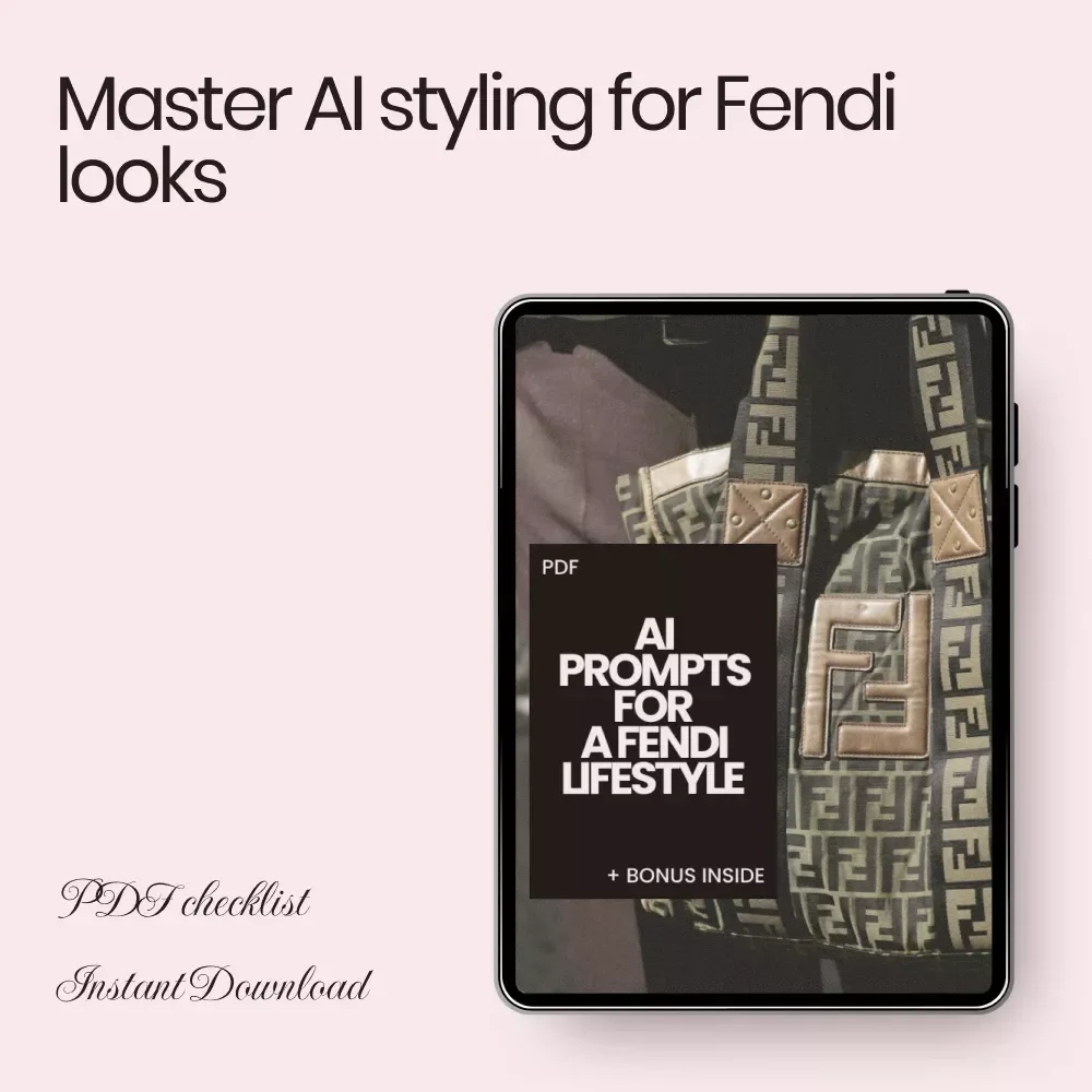 AI Prompts for a Fendi Lifestyle – Digital Checklist | ai prompts for fendi lifestyle fit | Capsule Wardrobe & Outfit Styling Guide