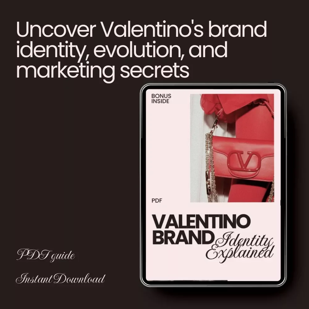 Valentino Brand Identity Explained: A Deep Dive into the Iconic Fashion House's Heritage, Craftsmanship, and Marketing Strategies - Digital eBook Download