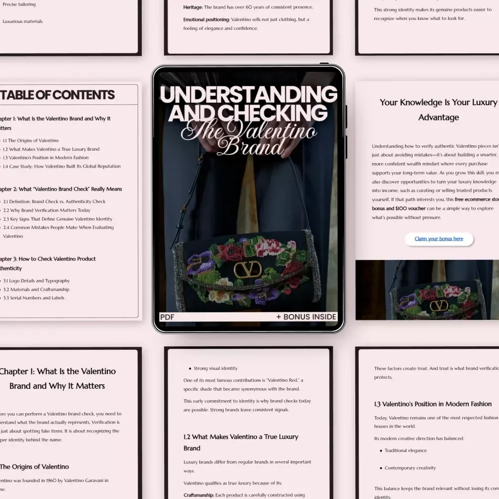 Understanding and Checking the Valentino Brand: A Comprehensive Guide for Authenticity, Design, and Verification