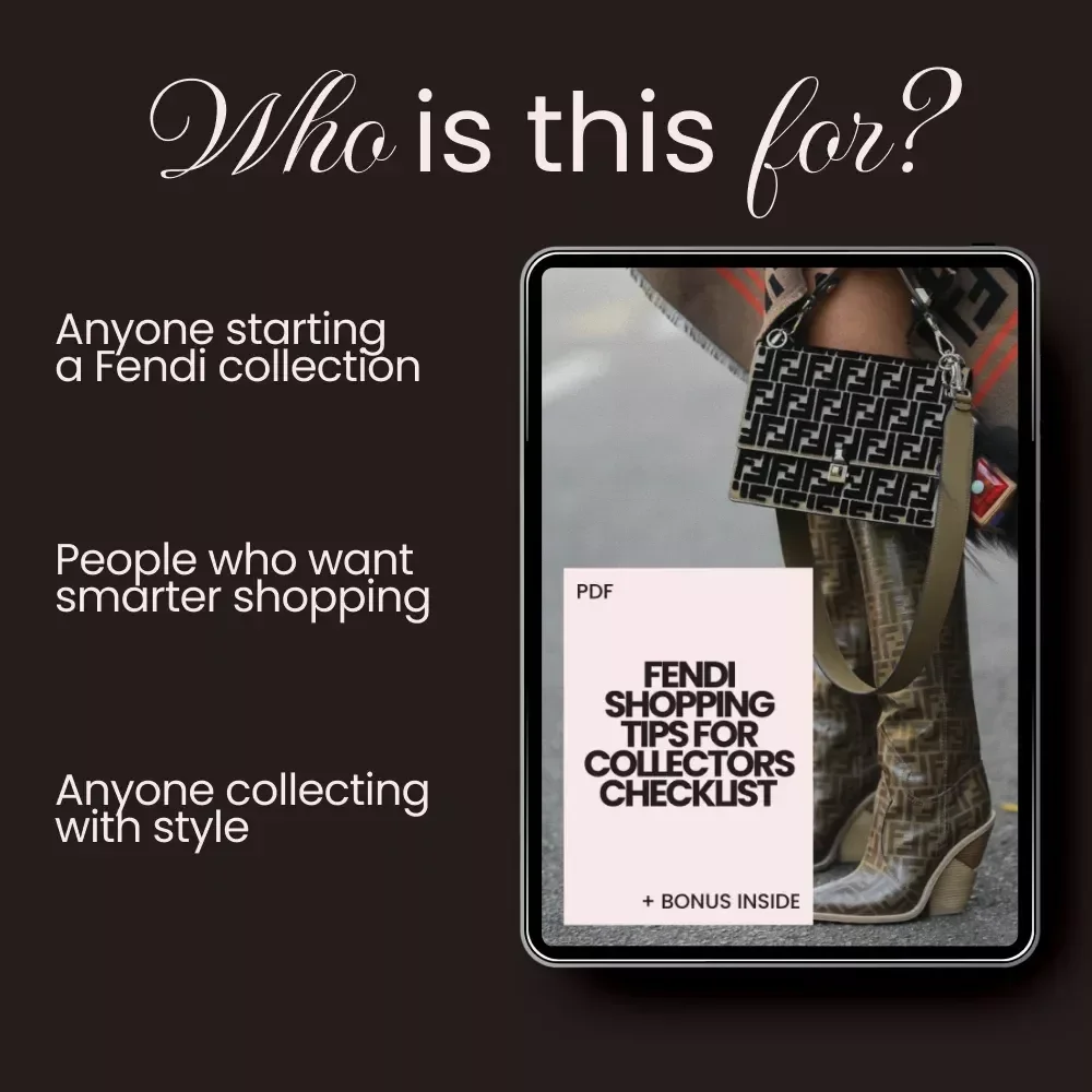 Fendi Shopping Tips for Collectors Checklist – Expert Guide for Savvy Collectors, Resale Insights & Iconic Bag Picks