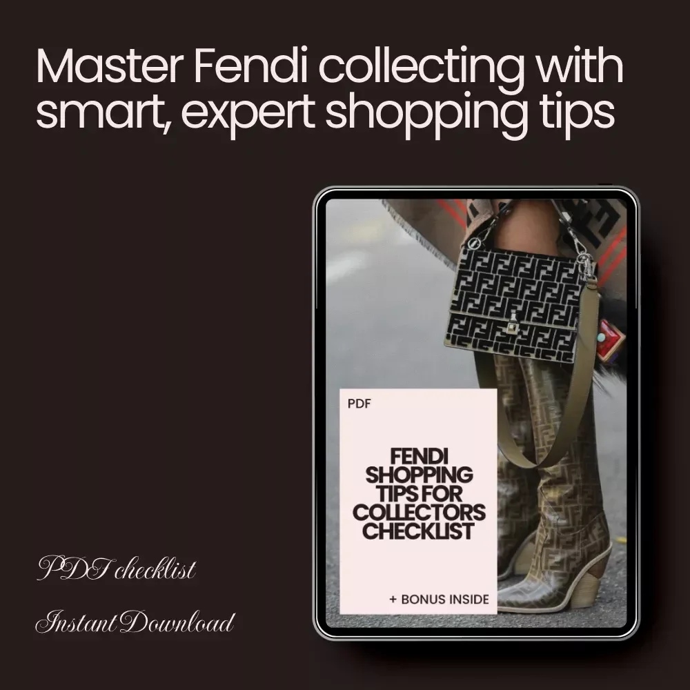 Fendi Shopping Tips for Collectors Checklist – Expert Guide for Savvy Collectors, Resale Insights & Iconic Bag Picks