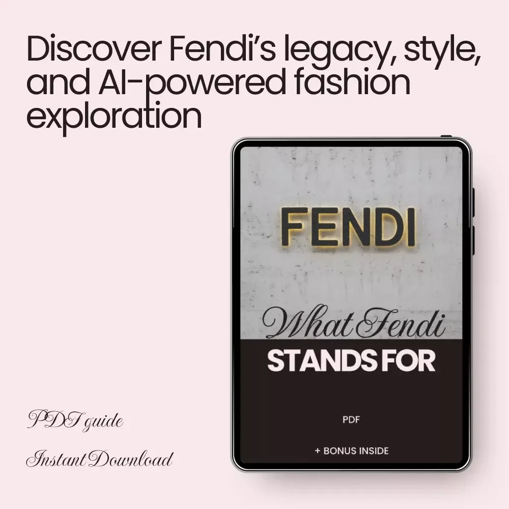 What Fendi Stands For: A Complete Guide to Fendi’s Iconic Legacy and Fashion Innovation