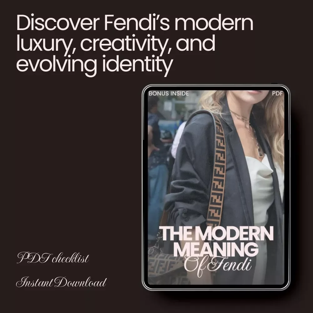 The Modern Meaning of Fendi: A Checklist for Decoding Fendi's Identity Today
