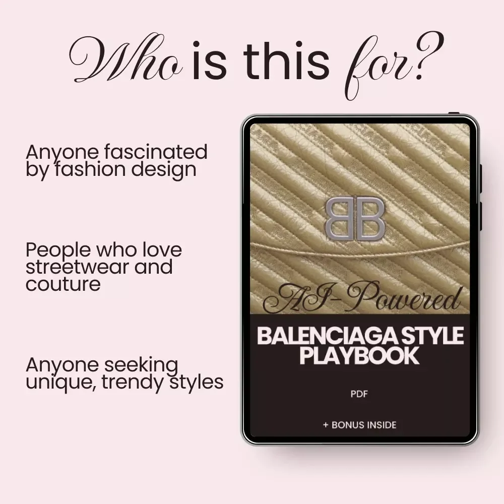 AI-Powered Balenciaga Style Playbook: Your Ultimate Guide to Emulating Iconic Streetwear Looks