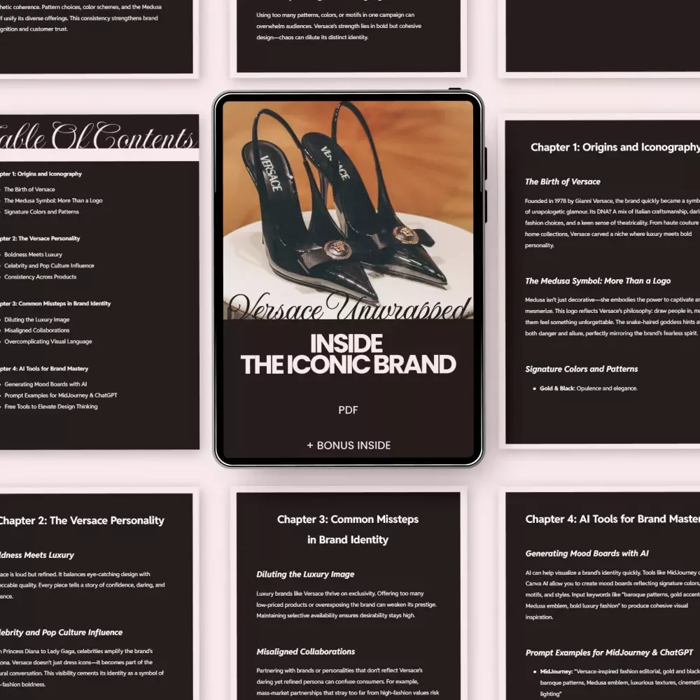 Versace Unwrapped: Inside the Iconic Brand - A Guide to the Versace Brand Identity Explained