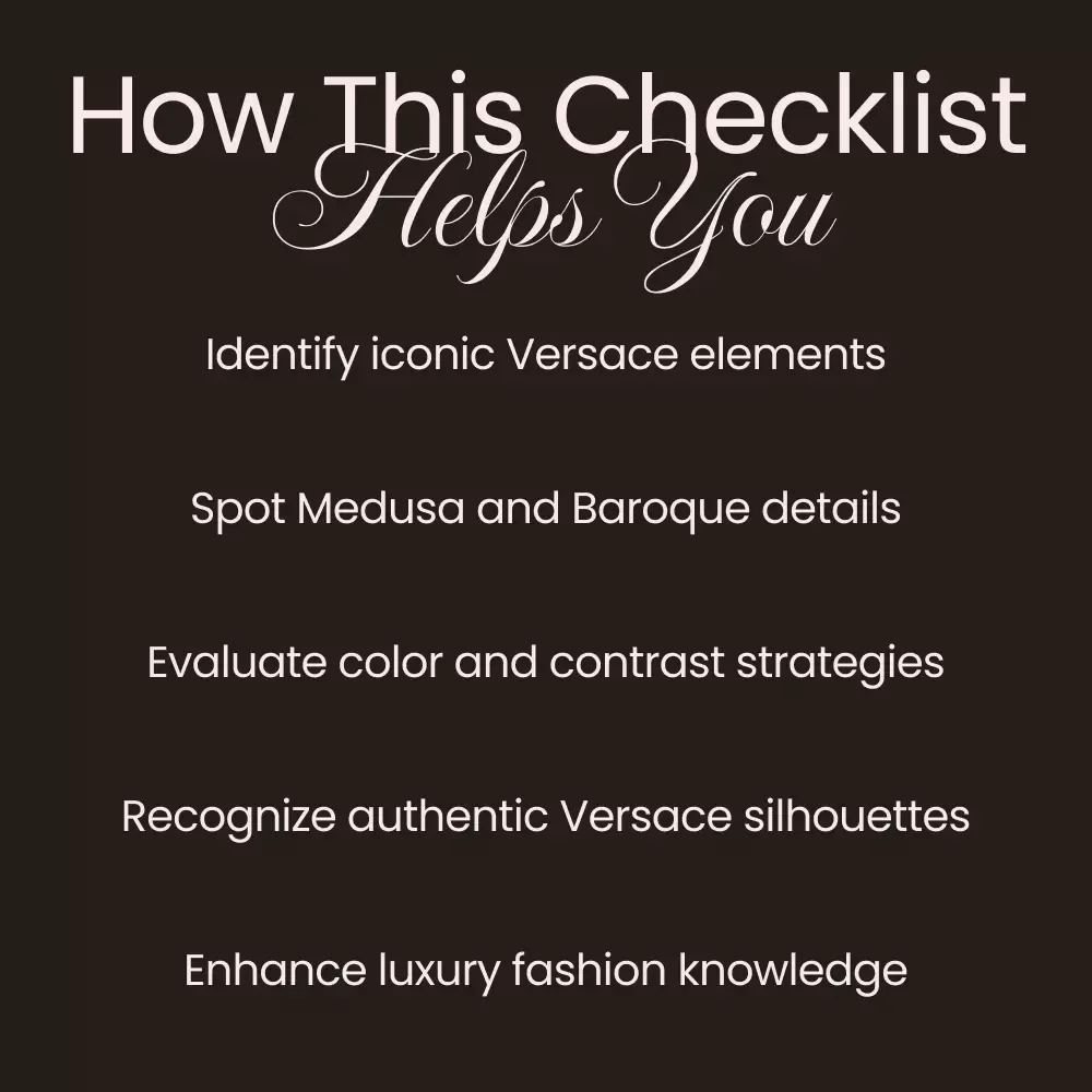 Spot Versace Style Instantly: How to Recognize Versace Style - A Complete Checklist