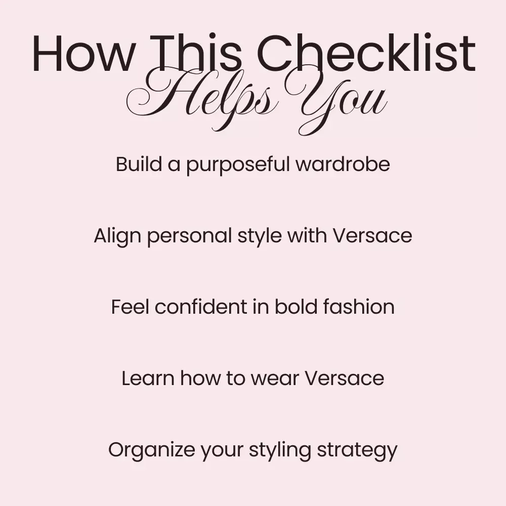 Does Your Lifestyle Match Versace? Discover Which Lifestyles Fit Versace with This Essential Checklist