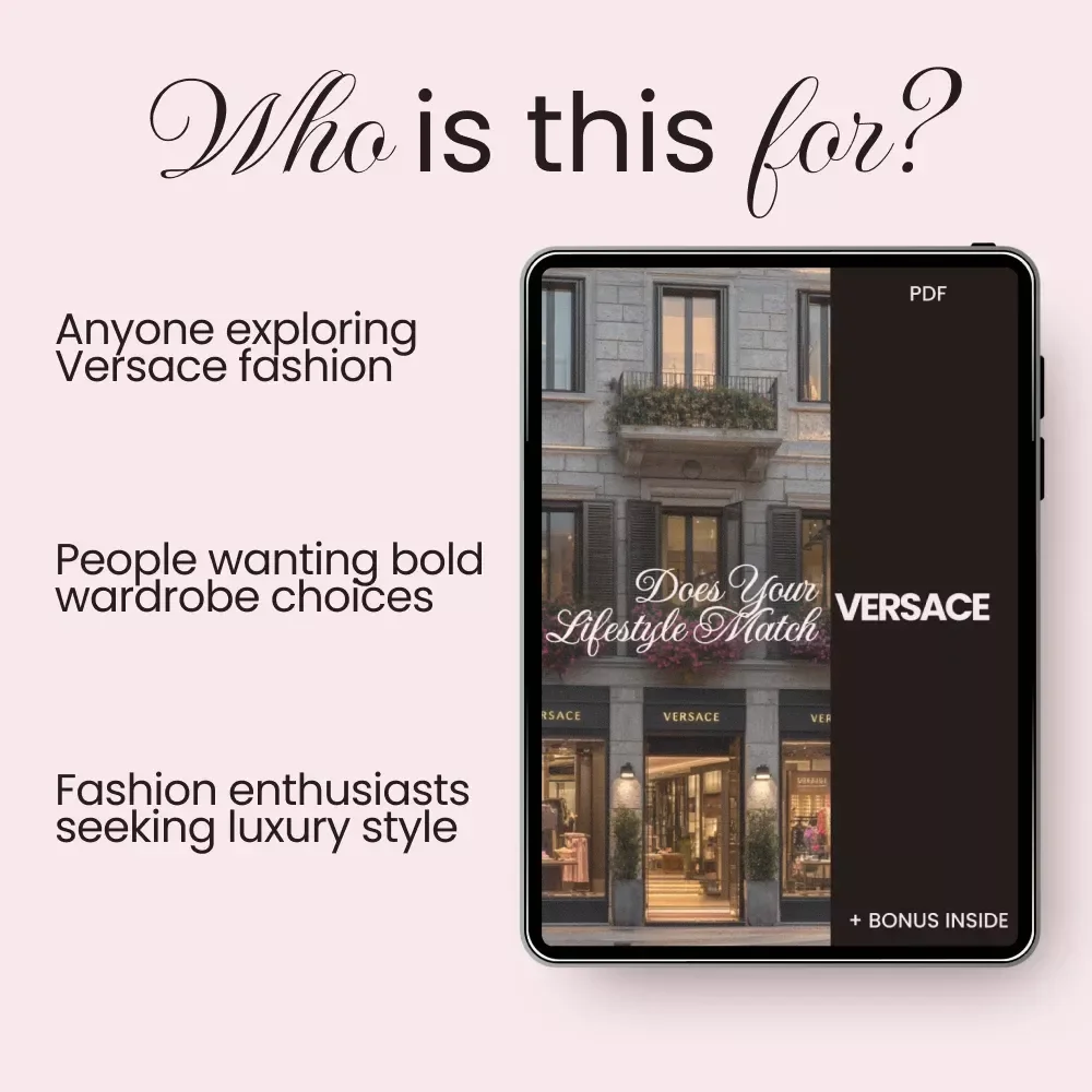 Does Your Lifestyle Match Versace? Discover Which Lifestyles Fit Versace with This Essential Checklist