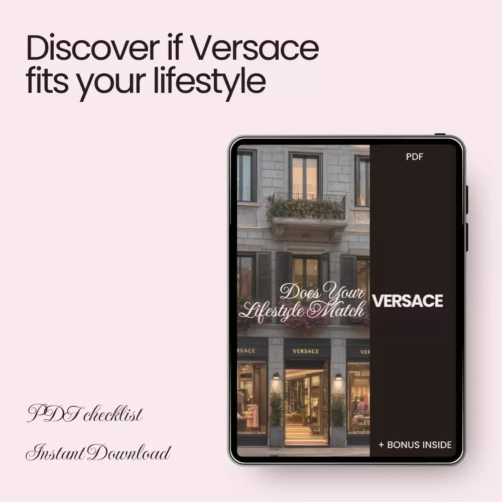 Does Your Lifestyle Match Versace? Discover Which Lifestyles Fit Versace with This Essential Checklist
