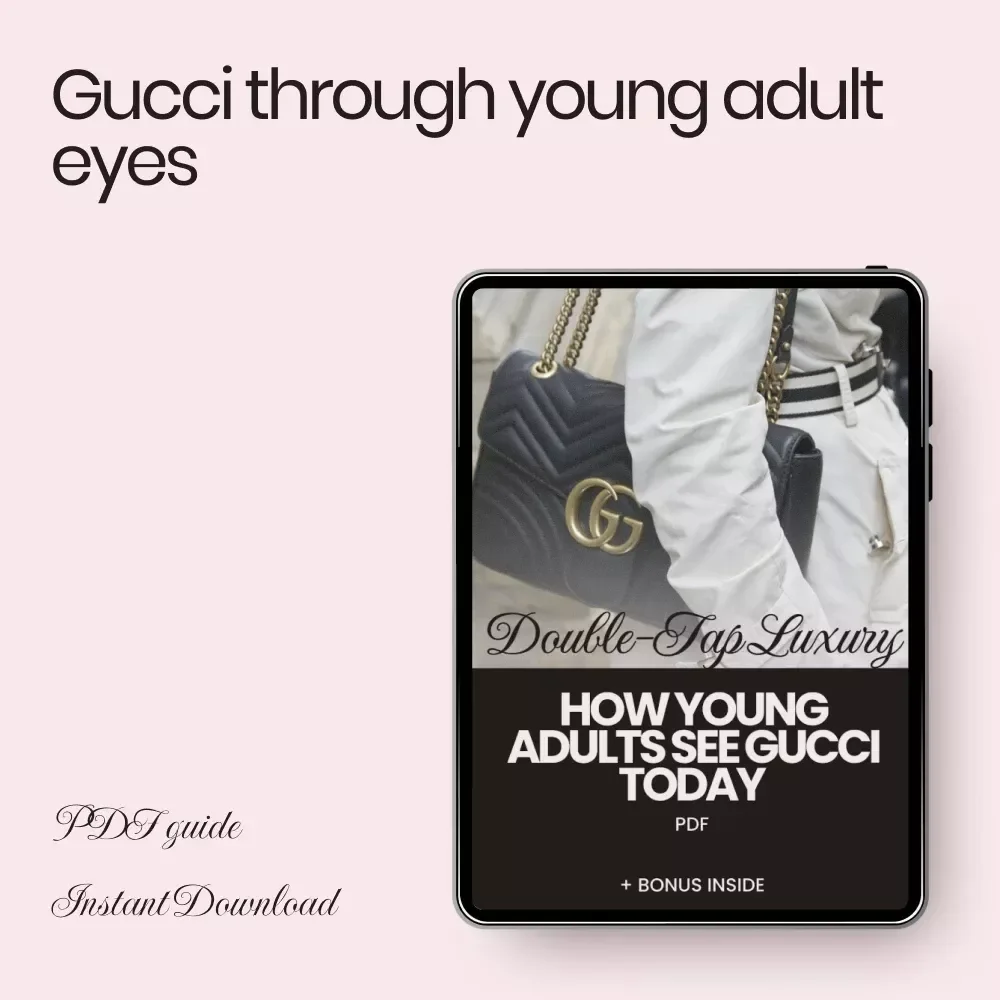 Double-Tap Luxury: How Young Adults See Gucci Today – In-Depth Guide to gucci perception among young adults, Gen Z & Millennial Luxury Insights, Digital Brand Analysis eBook