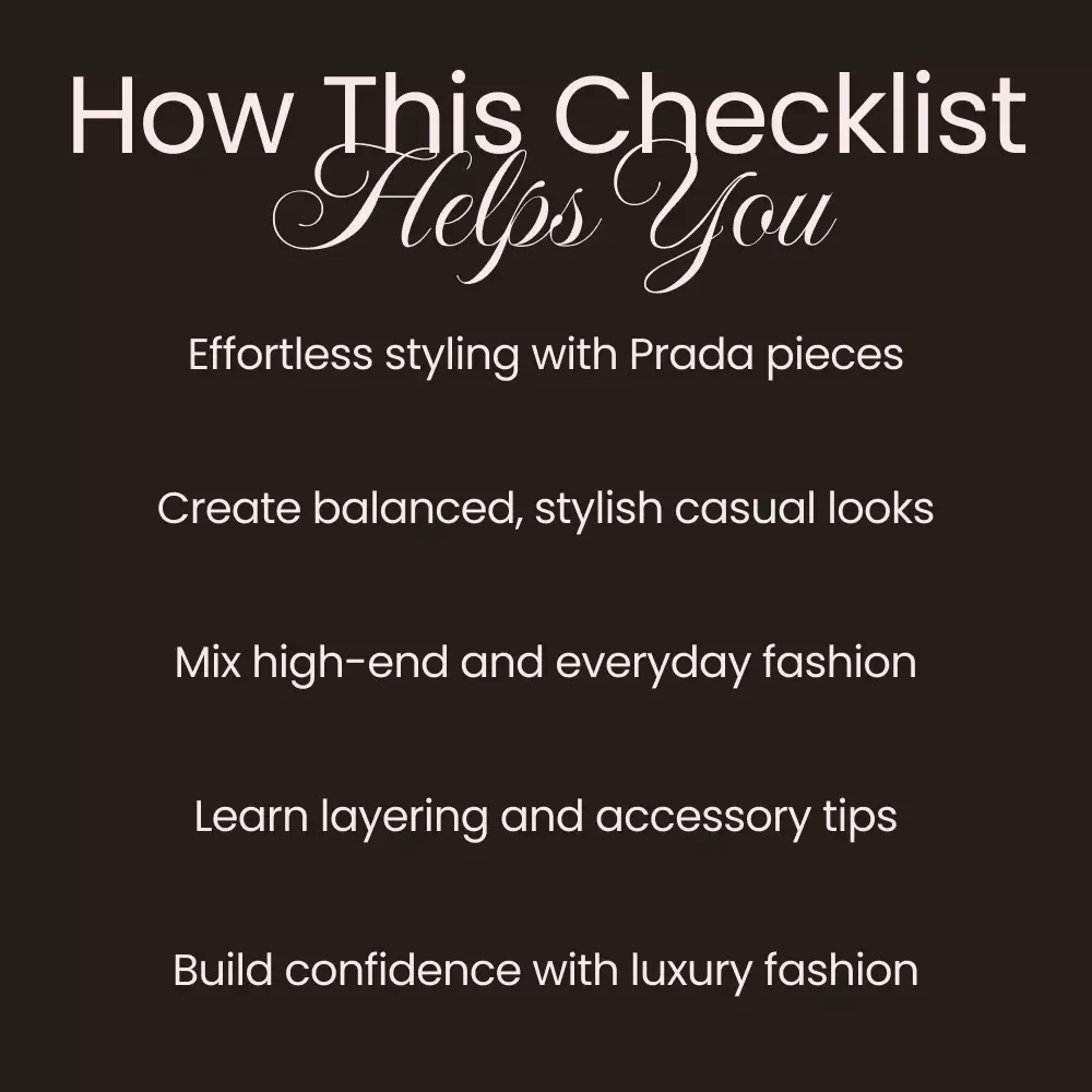 Casual Prada Styling Checklist - How to Style Prada Casually Like a Pro