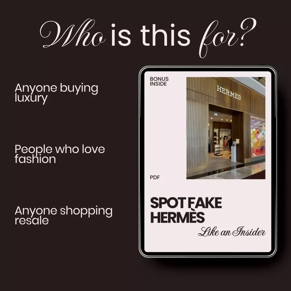 Spot Fake Hermès Like an Insider – Luxury Authentication Checklist & Guide on how to avoid fake hermès items – Digital Download for Smart Designer Buyers