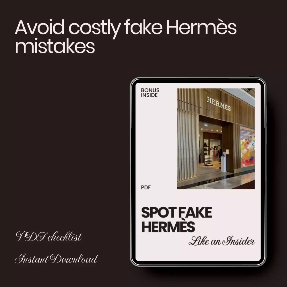 Spot Fake Hermès Like an Insider – Luxury Authentication Checklist & Guide on how to avoid fake hermès items – Digital Download for Smart Designer Buyers