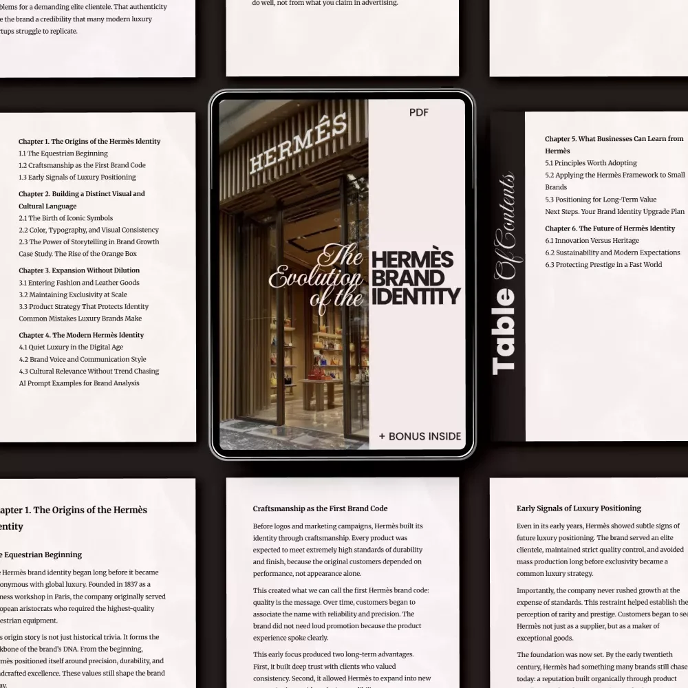 The Evolution of the Hermès Brand Identity eBook: Unlock the Secrets to Luxury Brand Growth and Prestige